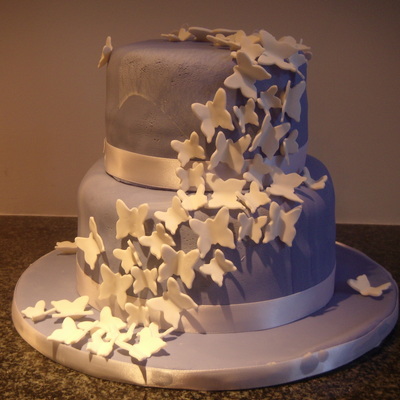 Purple With Butterflies