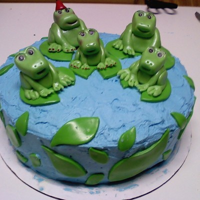 My Friends Froggy Birthday Cake