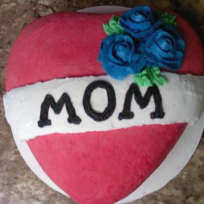 Mom Tattoo Cake