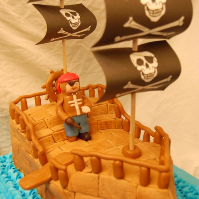 Pirate Ship Cake