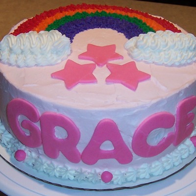 Rainbow Baby Grace Cake