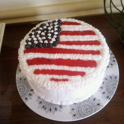 Flag Cake