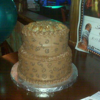 First 2 Tier Buttercream