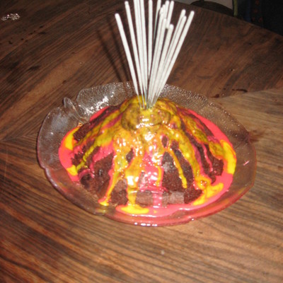 Volcano Cake