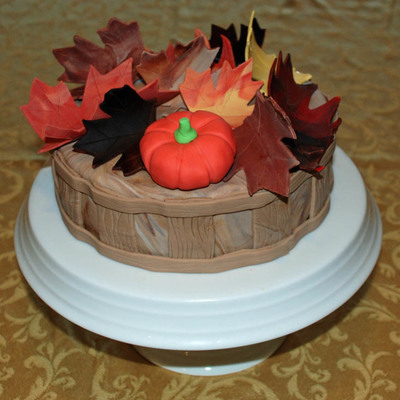 Thanksgiving Basket Cake