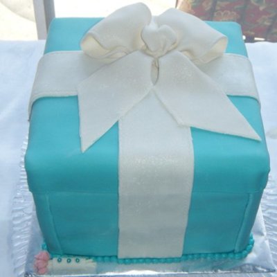 Tiffany Box Cake