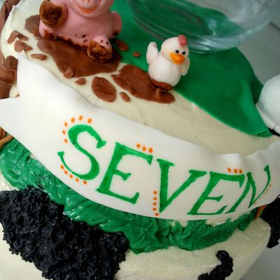 Farm Themed Birthday Cake
