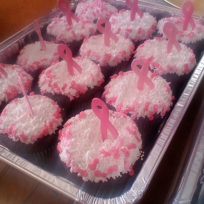 Breast Cancer Awareness Month Cupcakes