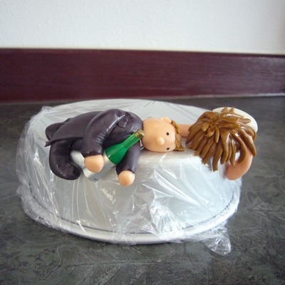 Drunken Bride And Groom