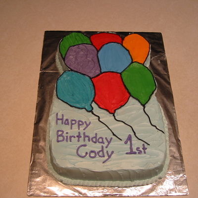 Birthday Balloon Cake