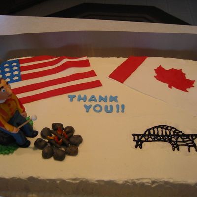 Flag Cake
