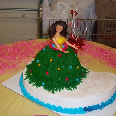 Hula Girl Cake