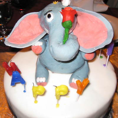 Elephant Themed Cake