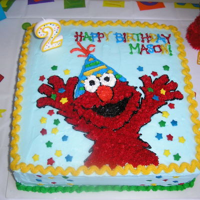 Elmo Cake