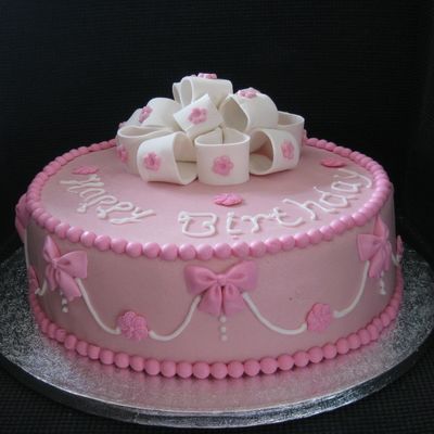 Pink Birthday Cake