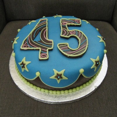 Cake For 45Th Birtday