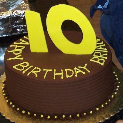 10Th Birthday Cake