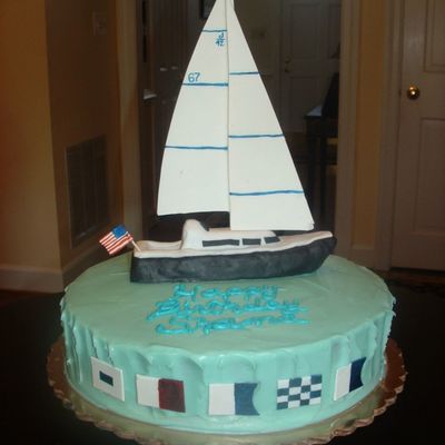 Sail Boat Cake