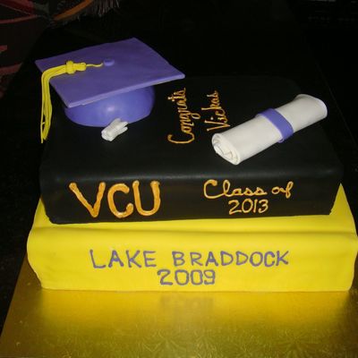 Graduation Book Stack