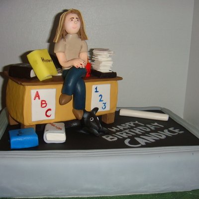 Teacher To Be Cake