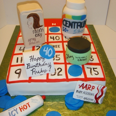 Over The Hill Cake