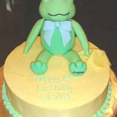 Frog Prince 1St Birthday Cake