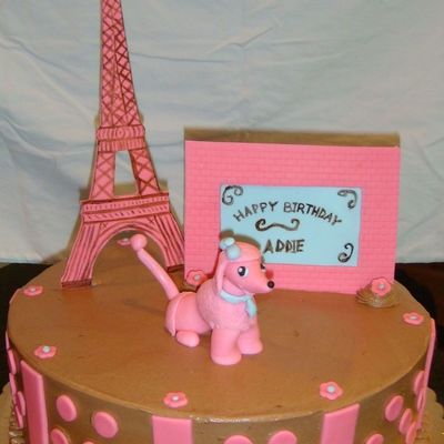 French Poodle In Paris