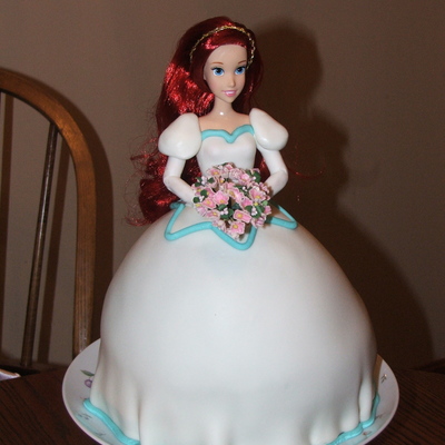 Ariel Birthday Cake