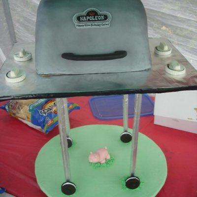 Dad's 60Th Birthday Bbq Cake!