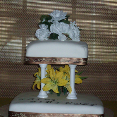 My 1 Tiered Cake For My Birthday