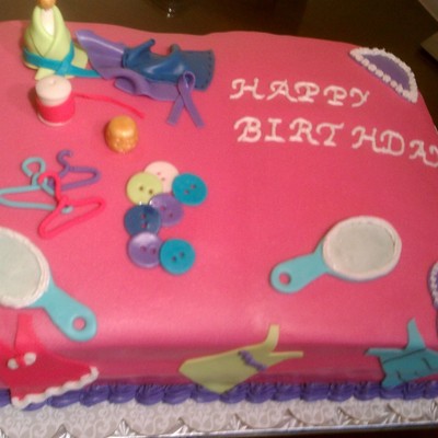 Fashion Designer Inspired Birthday Cake