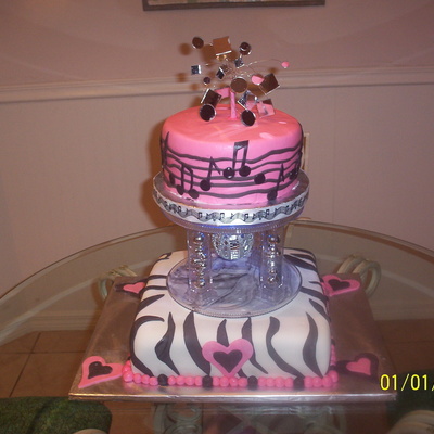 Club Theme Birthday Cake