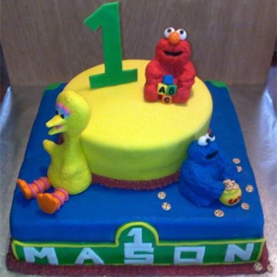 Seasame Street Birthday Cake