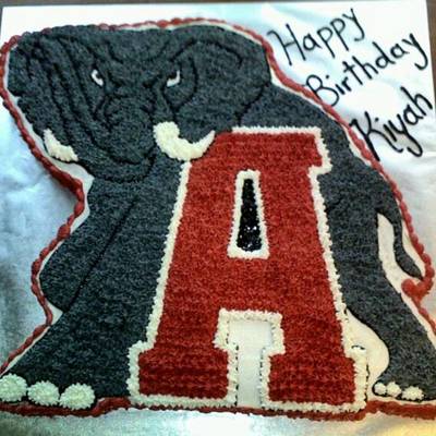 Alabama Roll Tide Football Cake