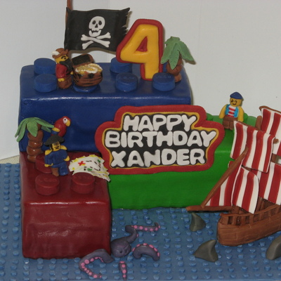 Lego Pirate Cake