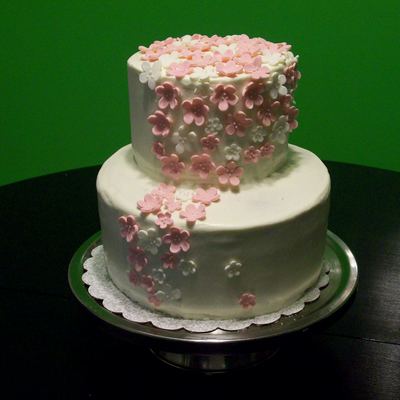 Pink Flower Cake