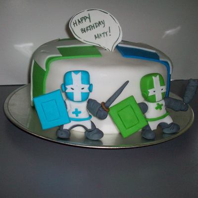 Castle Crasher Birthday Cake