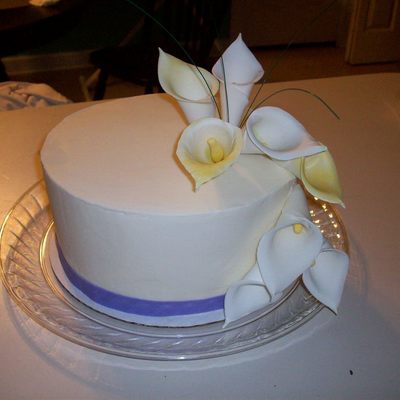 Wedding Topper With Lilies