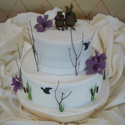 Nature Inspired Wedding Cake