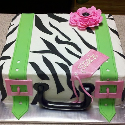 Zebra Suitcase