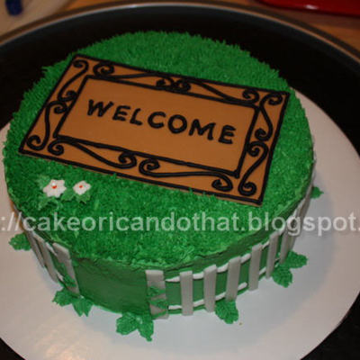 Welcome Mat: House Warming Cake