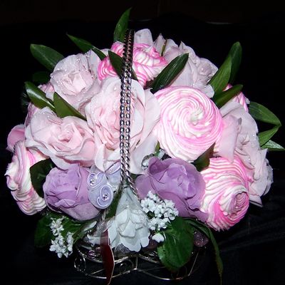 Floral Cupcake Basket