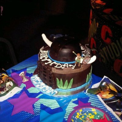 How To Train Your Dragon Themed Bday Cake