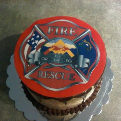 Nlvfd Fire Chief's Cake