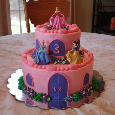 Princess Castle Cake