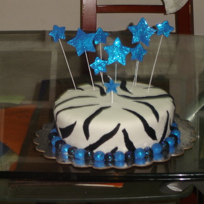 Zebra Print Cake