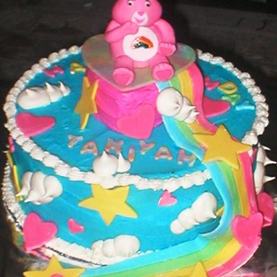 Carebear 1St Birthday Cake