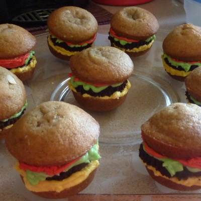 Cheeseburger Cupcakes