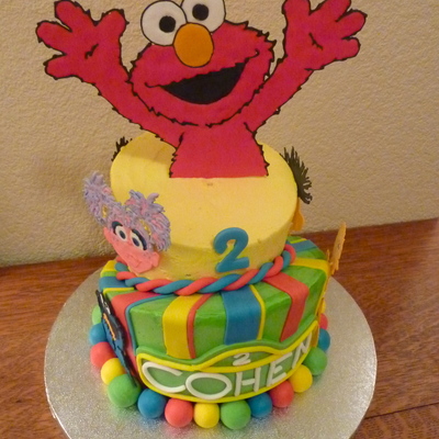 Elmo Cake