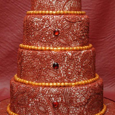 Henna Tattoo Cake